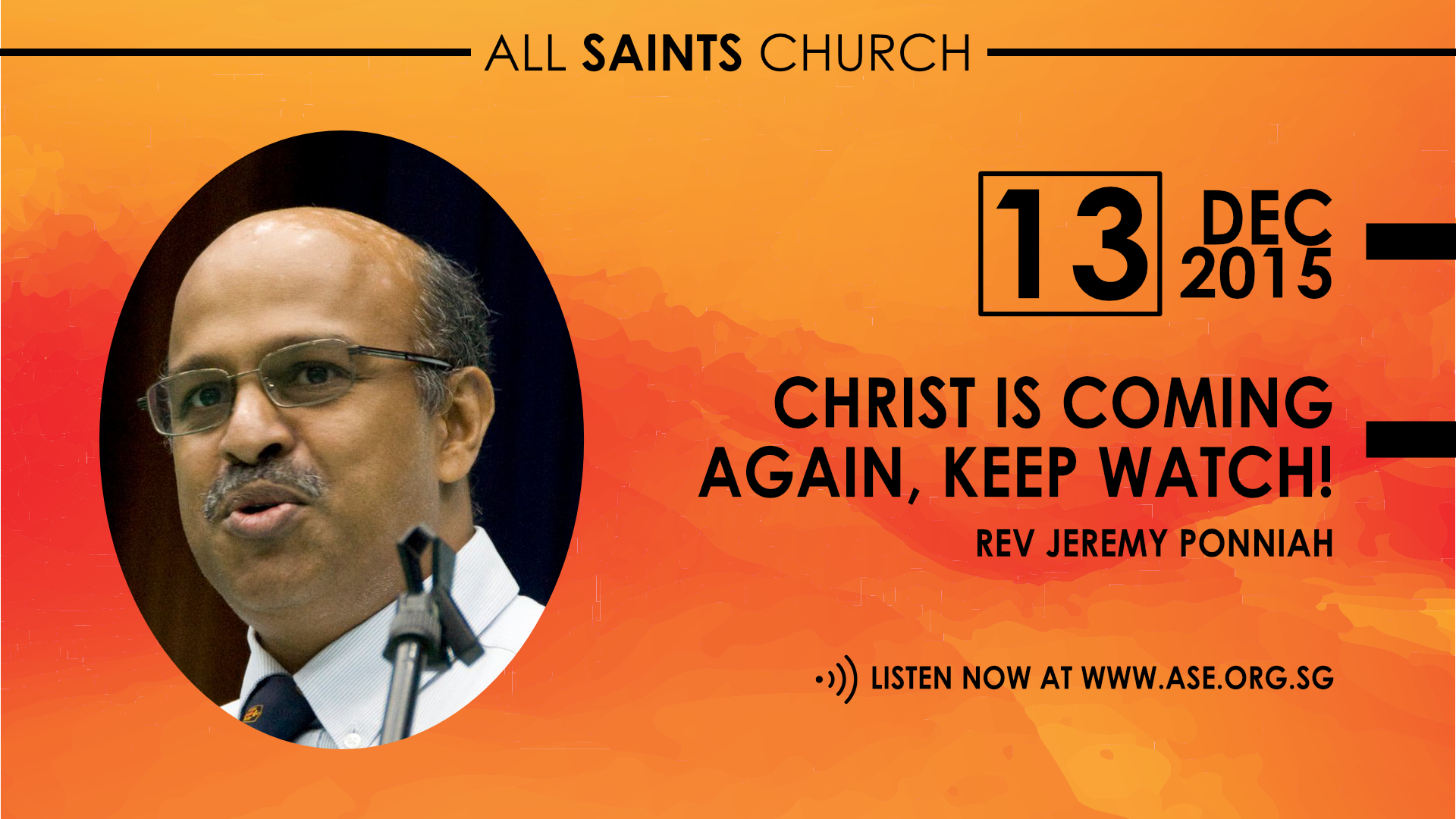 [13 Dec 2015] Christ Is Coming Again, Keep Watch!