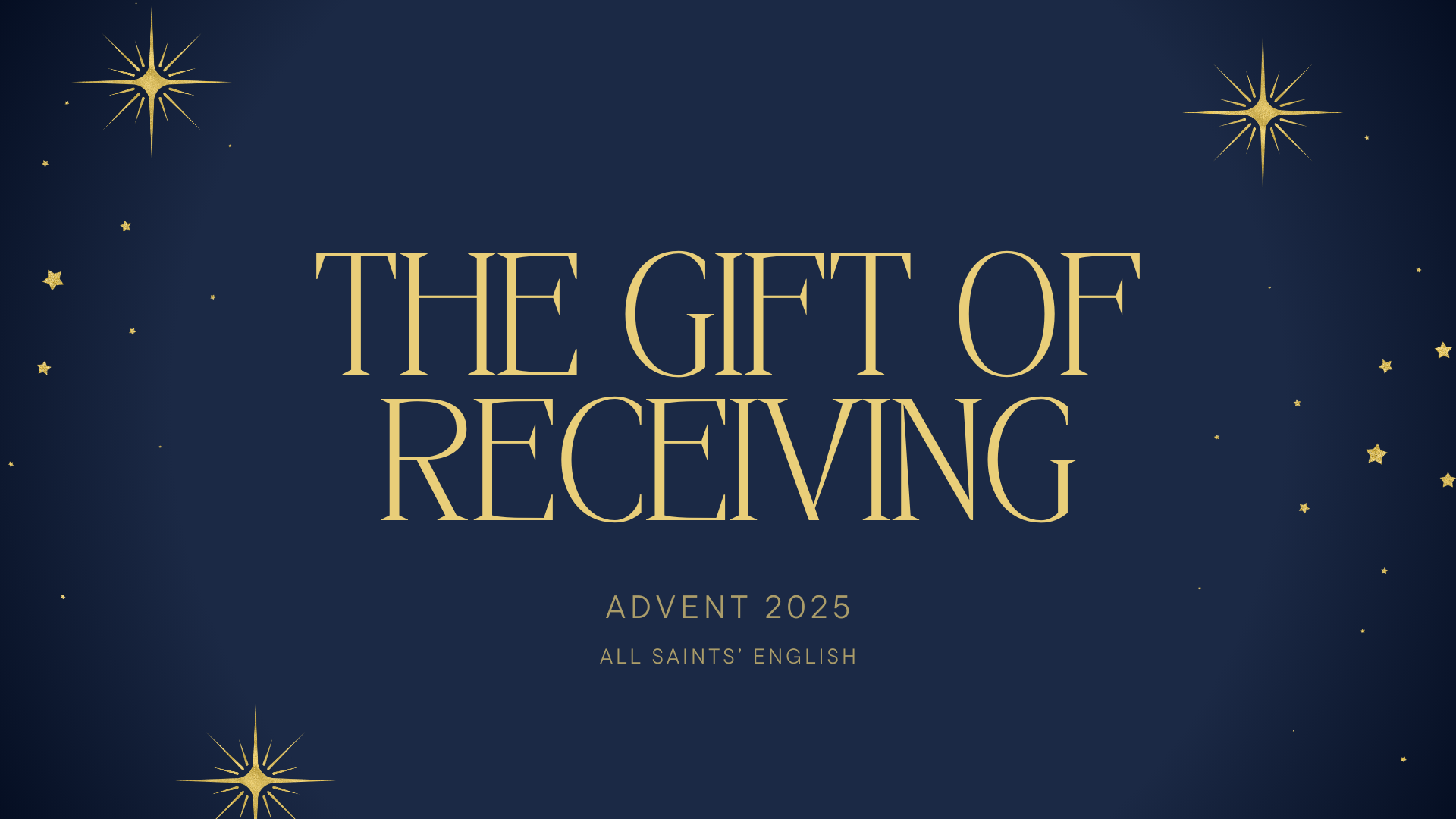 The Gift of Receiving