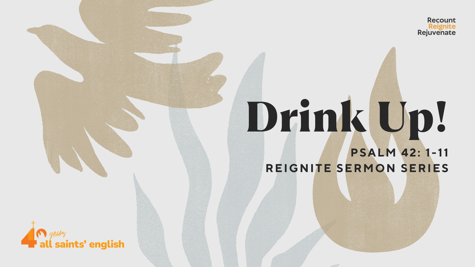 Drink Up! | Reignite Sermon Series