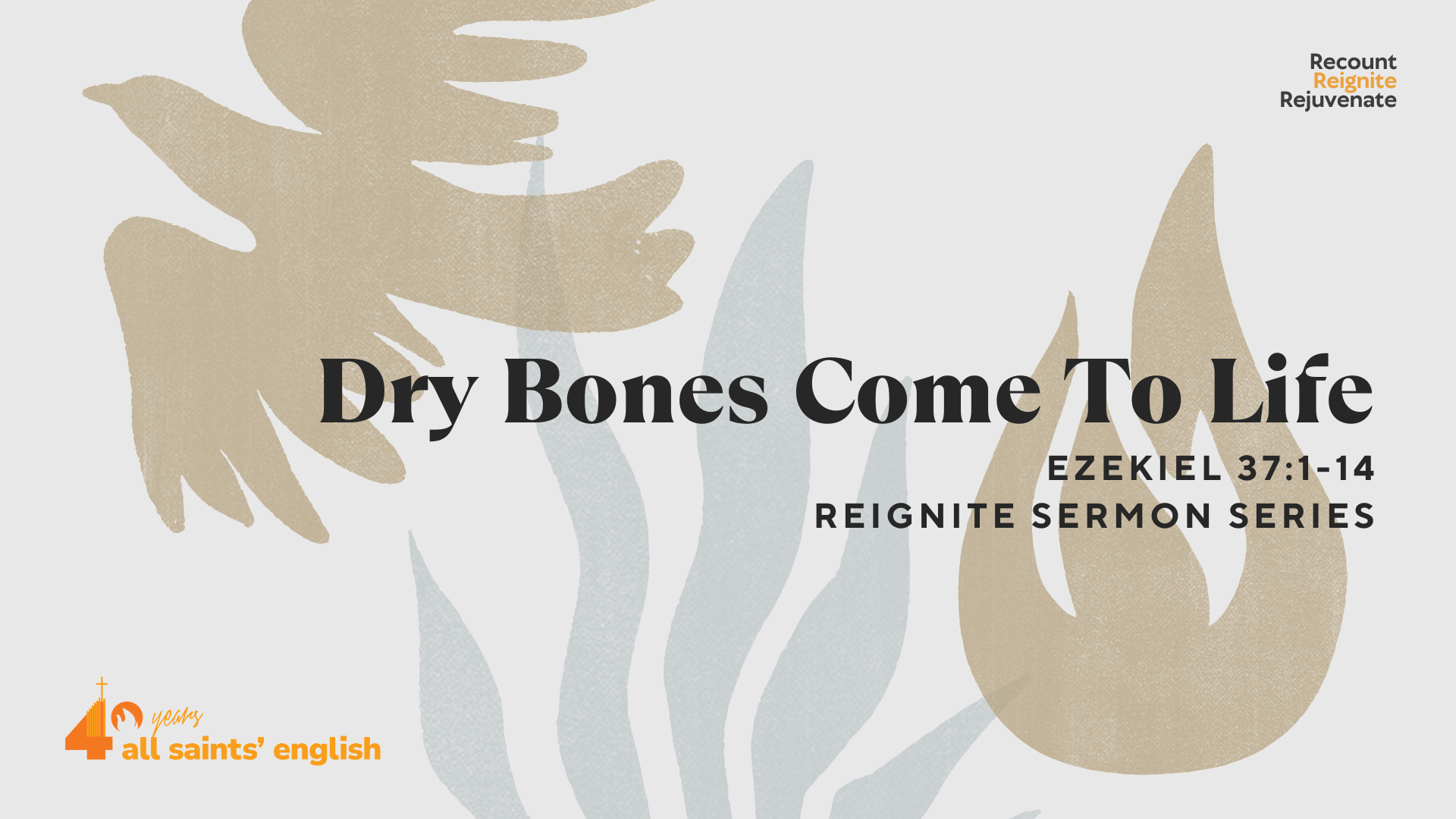 Dry Bones Come To Life | Reignite Sermon Series