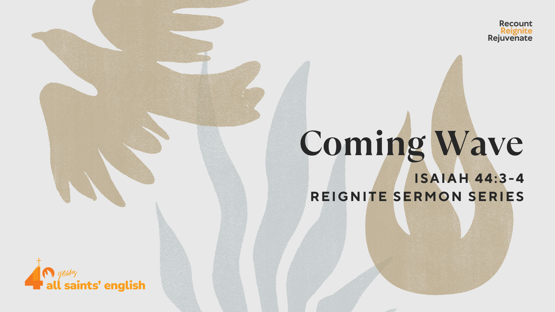 Coming Wave | Reignite Sermon Series