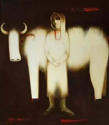 Ю.С. Григорян. "Кормилица", 116х110