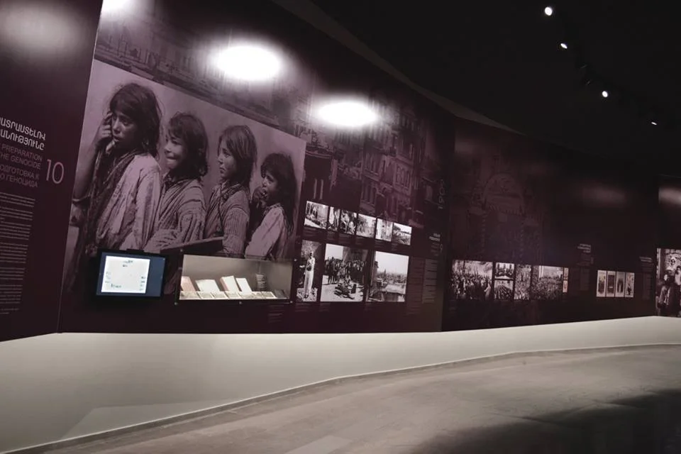 Экспозиция музея Геноцида армян в Ереване. фото Лусине Матевосян. 