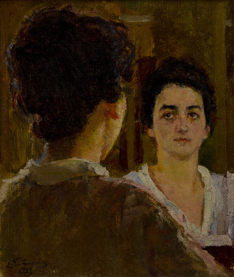 Портрет М.Т. Асациани перед зеркалом