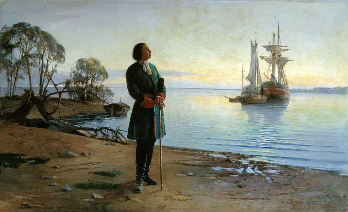 Н.Ф. Добровольский. «Здесь будет город заложен», 1880