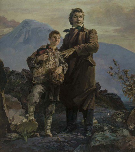 Ованес Зардарян. Хачатур Абовян («Поверь, и будет рассвет»), 1949