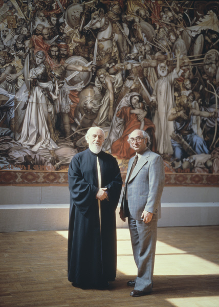 Католикос Вазген I и Григор Ханджян, 1981. Фото © В. Адиян, РИА Новости