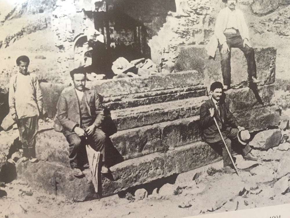 Мартирос Сарьян на развалинах города Ани, 1901 год. Фото: из архива armmuseum.ru