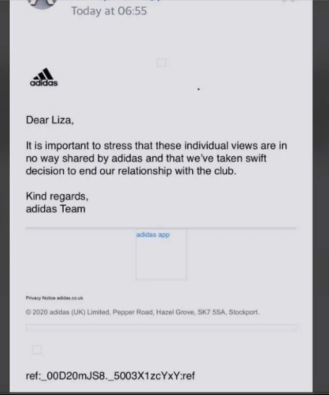adidas uk limited