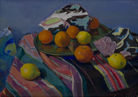 Мгер Абегян. «Натюрморт со старинными армянскими гончарными изделиями», 1957. Национальная галерея Армении