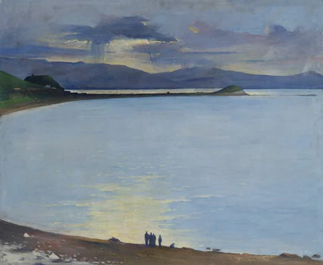 Петрос Контураджян. «Севан. Пасмурный день, 1950. Национальная галерея Армении