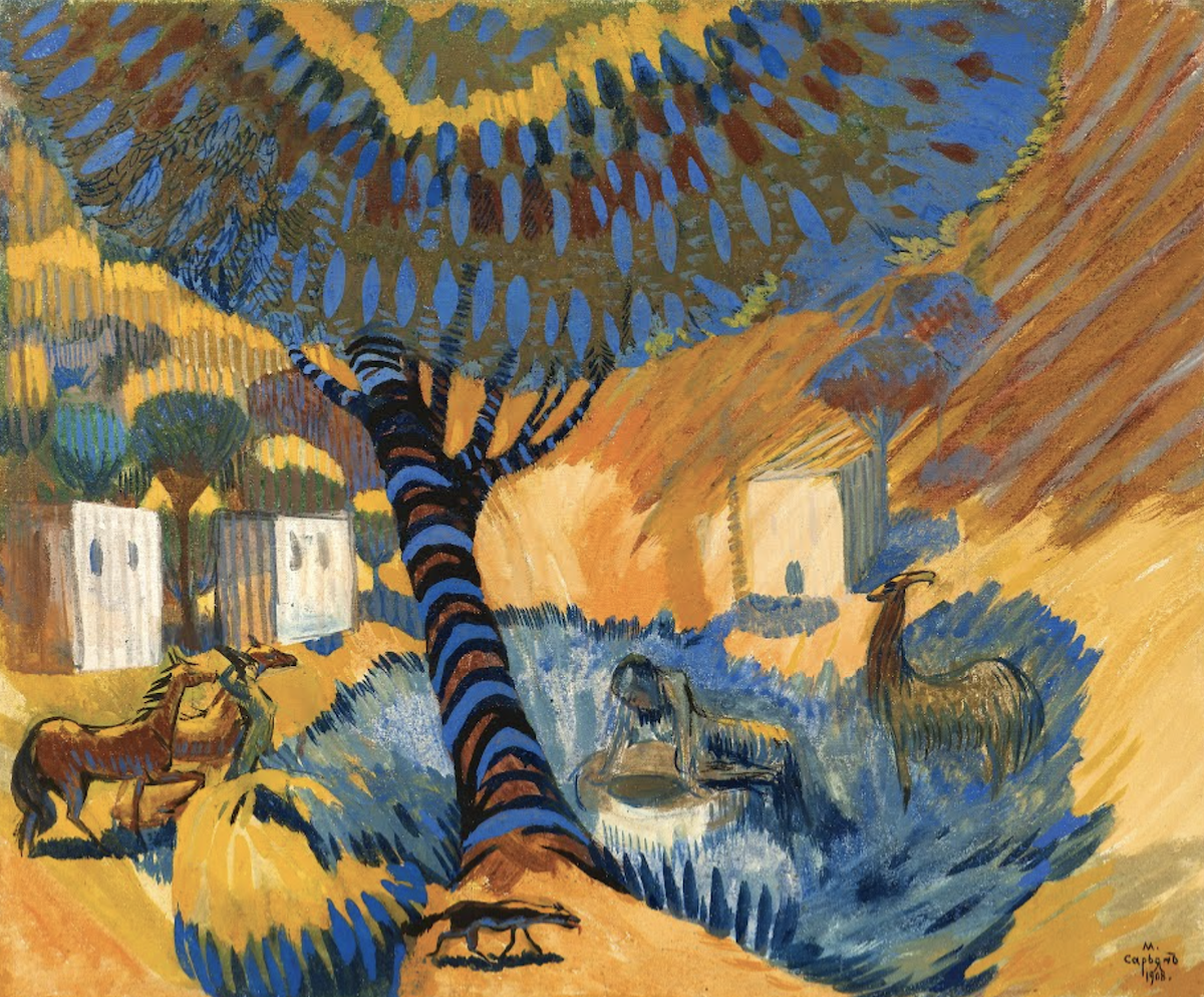 Мартирос Сарьян. У колодца. Жаркий день, 1908. Из коллекции Дома-музея художника в Ереване