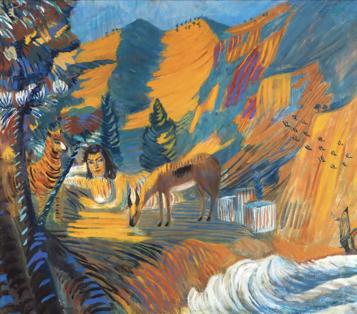 Мартирос Сарьян. У моря. Сфинкс, 1908. Из коллекции Дома-музея художника в Ереване