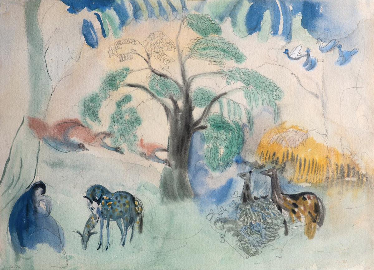 Мартирос Сарьян. У дерева. Сказка, 1904. Из коллекции Дома-музея художника в Ереване