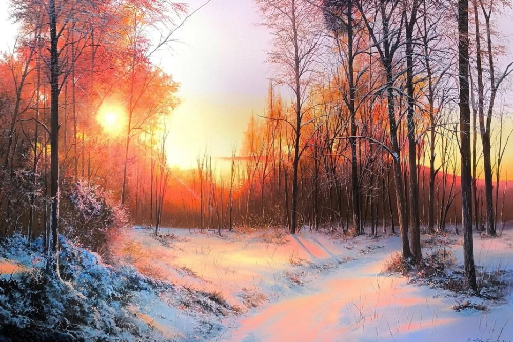 Микаэлян Солнечная зимняя тропа.jpg