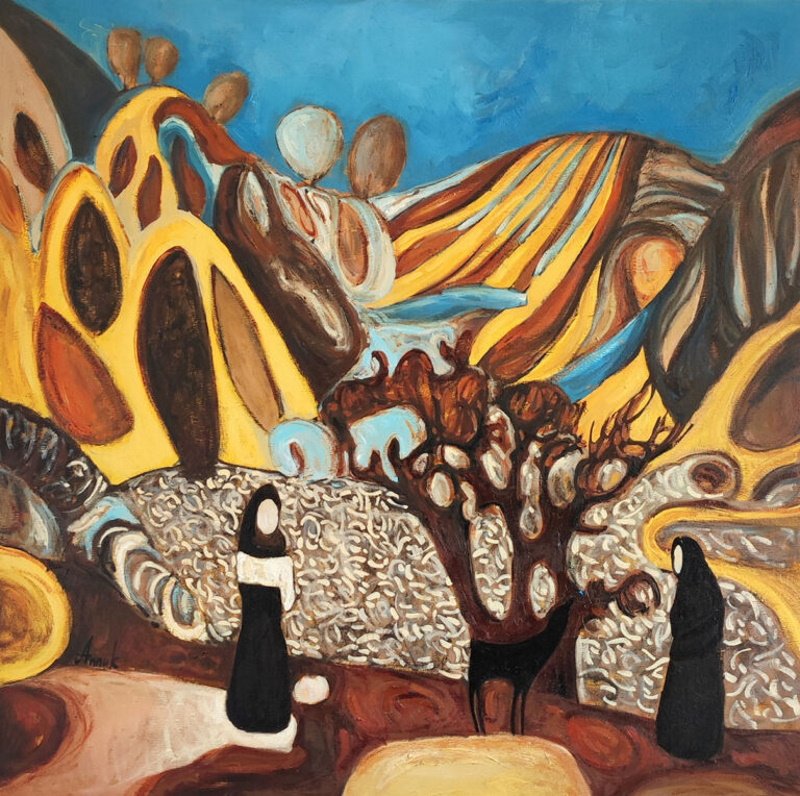 AnnaAnnukSoghomonyan_ByTheTree_2024_80x80cm-768x764.jpg