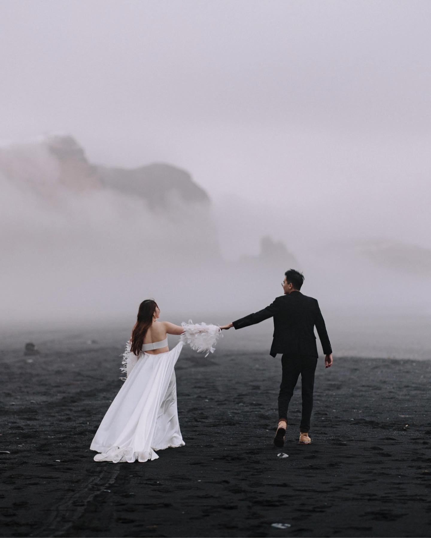 Rex &amp; Zyan vs Iceland&rsquo;s mood swings. 

Low hanging clouds, occasional drizzle and gusts of wind all there to give this photoshoot that true Iceland feel that you just can&rsquo;t get anywhere else. 

Embrace the wildness. 

.

.

.

#icelan