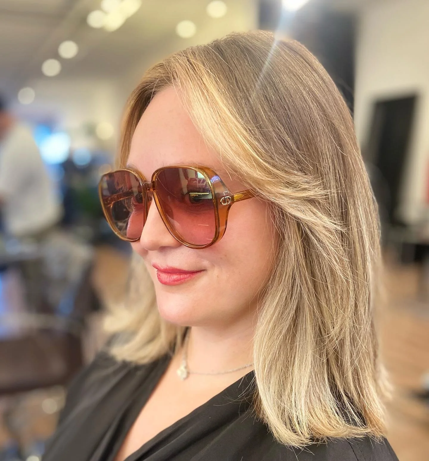 Bayalage and haircut for @bad_porkchop looking amazing 😎🥰