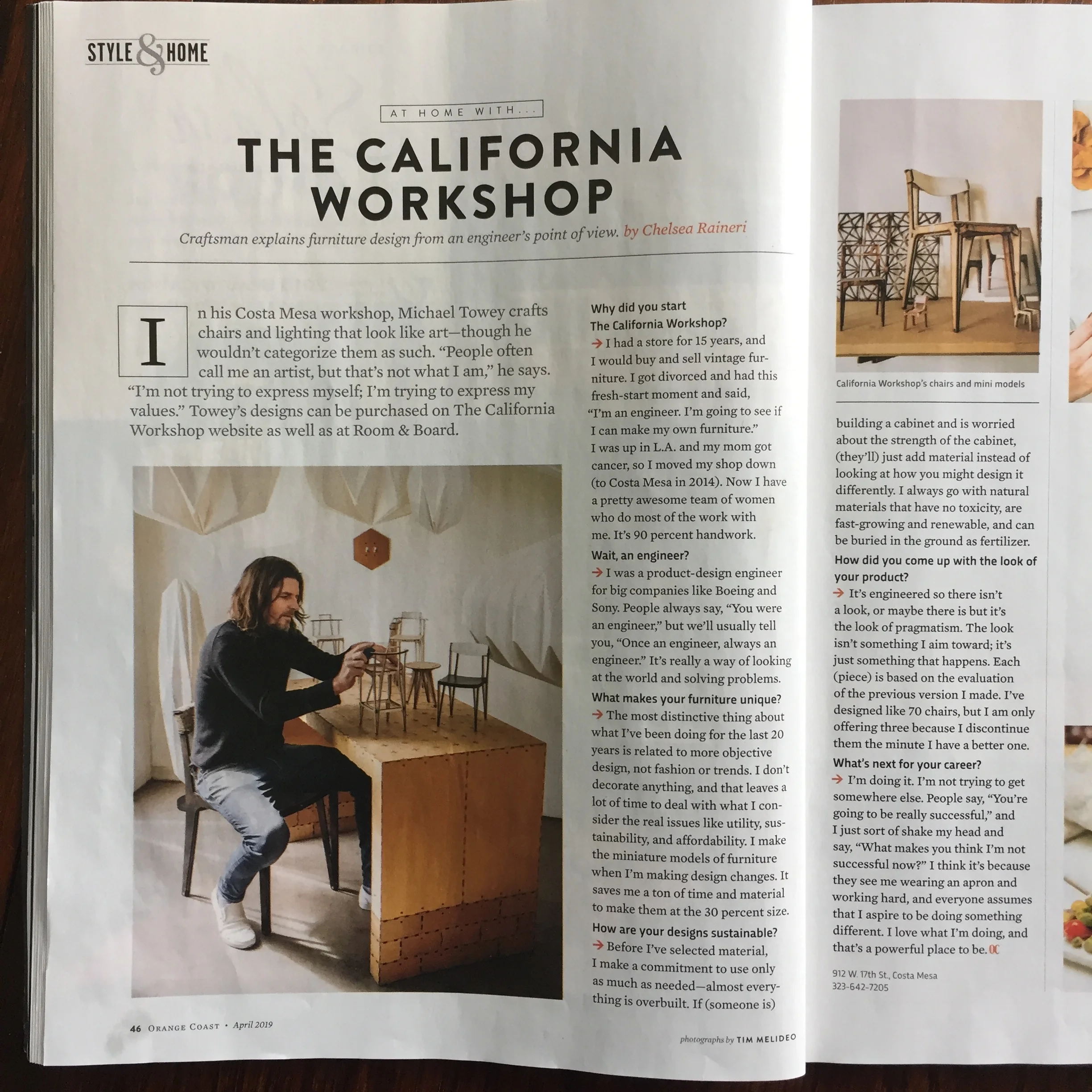 Orange Coast Magazine, April 2019