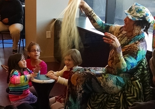 An afternoon with storyteller Tammy Hall
