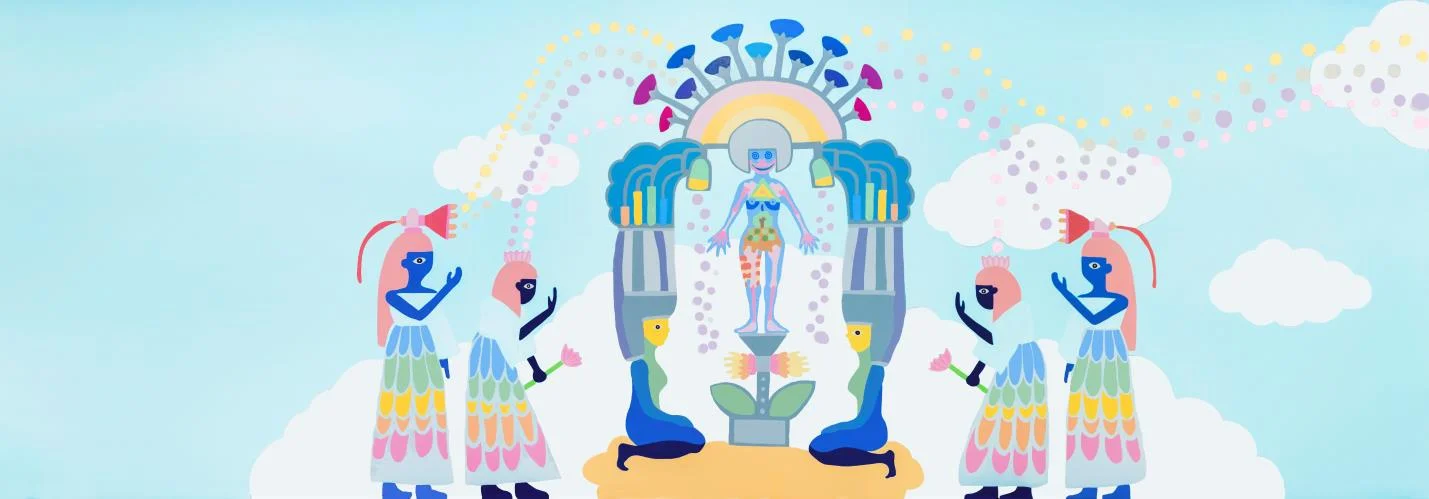 Imagine That! Fun Facts About Saya Woolfalk's Six Wall Mural