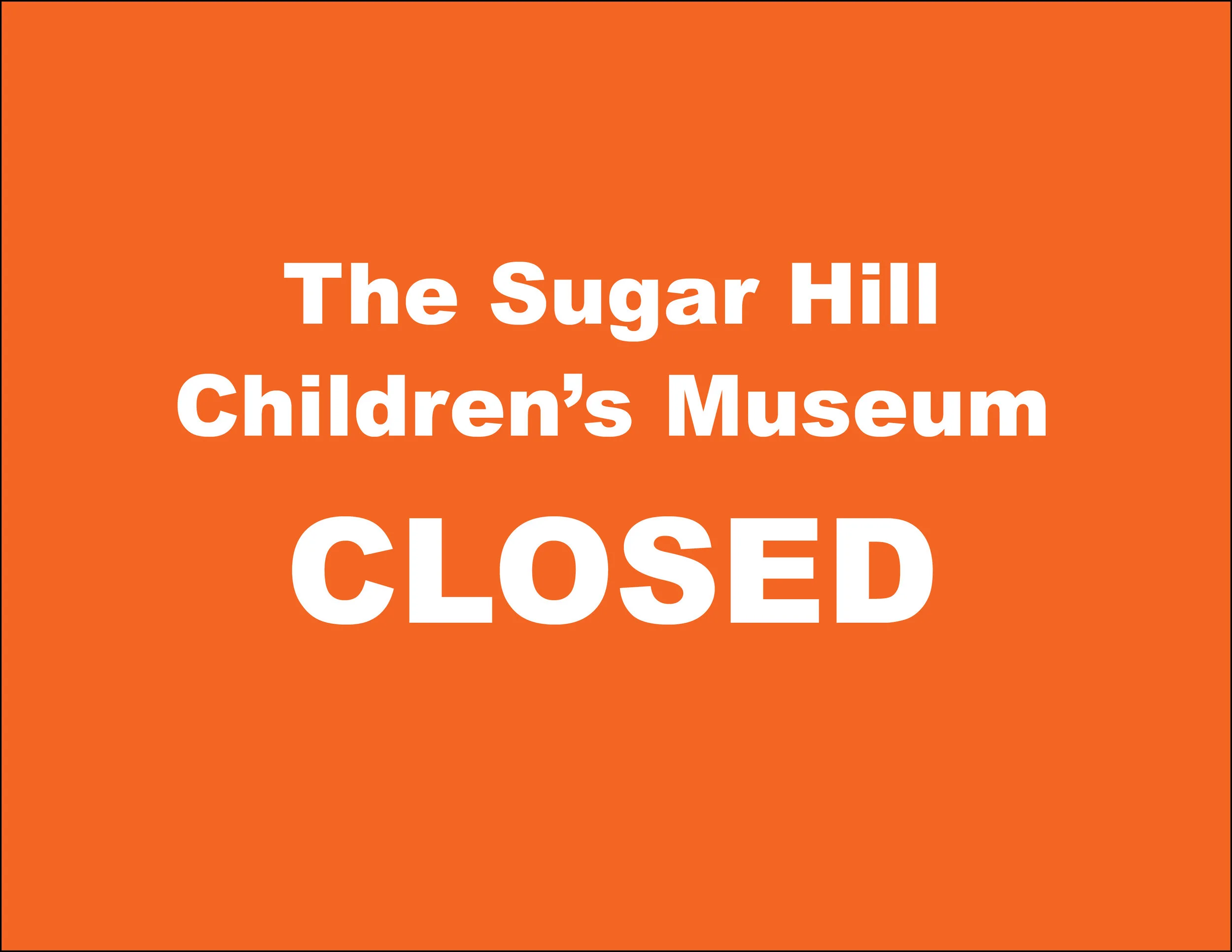 MUSEUM CLOSURE