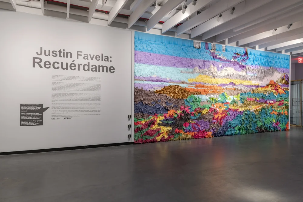JUSTIN FAVELA: RECUÉRDAME DEINSTALLATION FUN