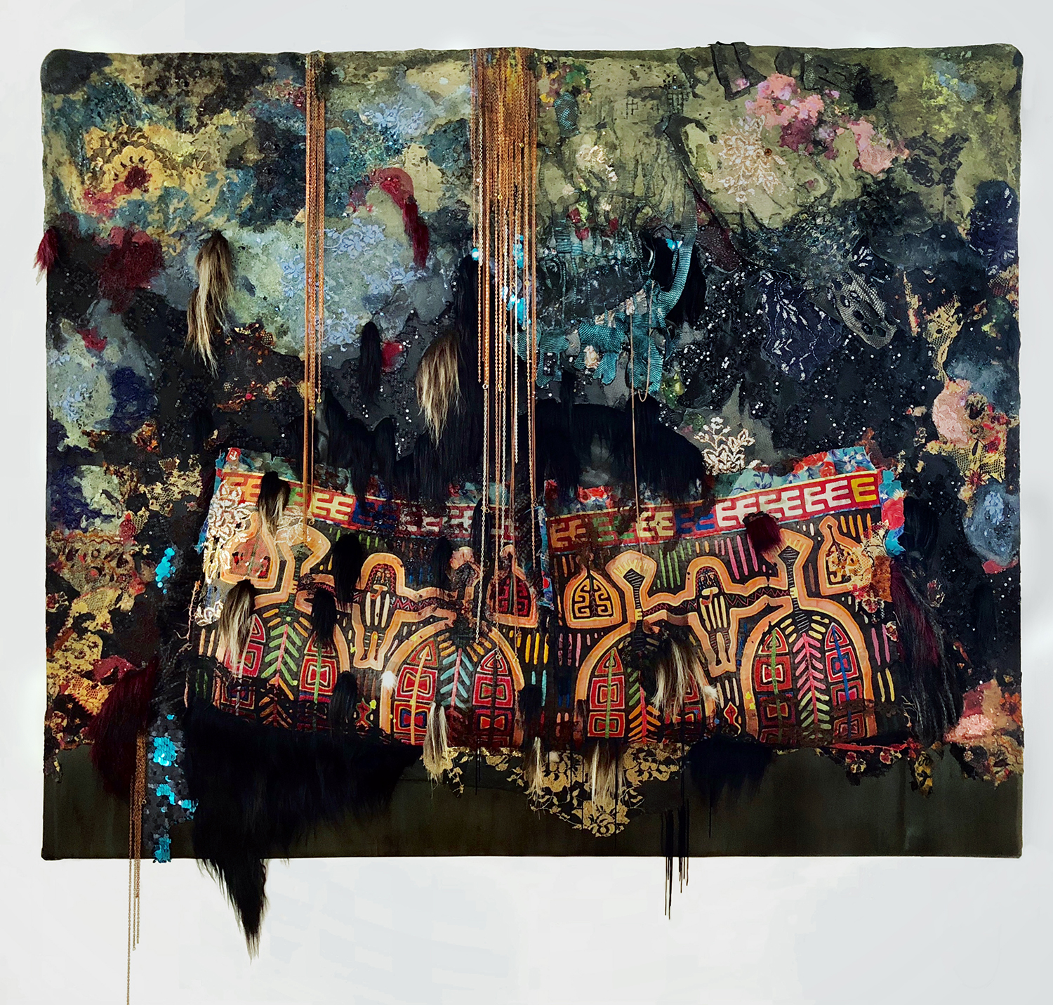 Untitled (with Kuna Mola), 2018