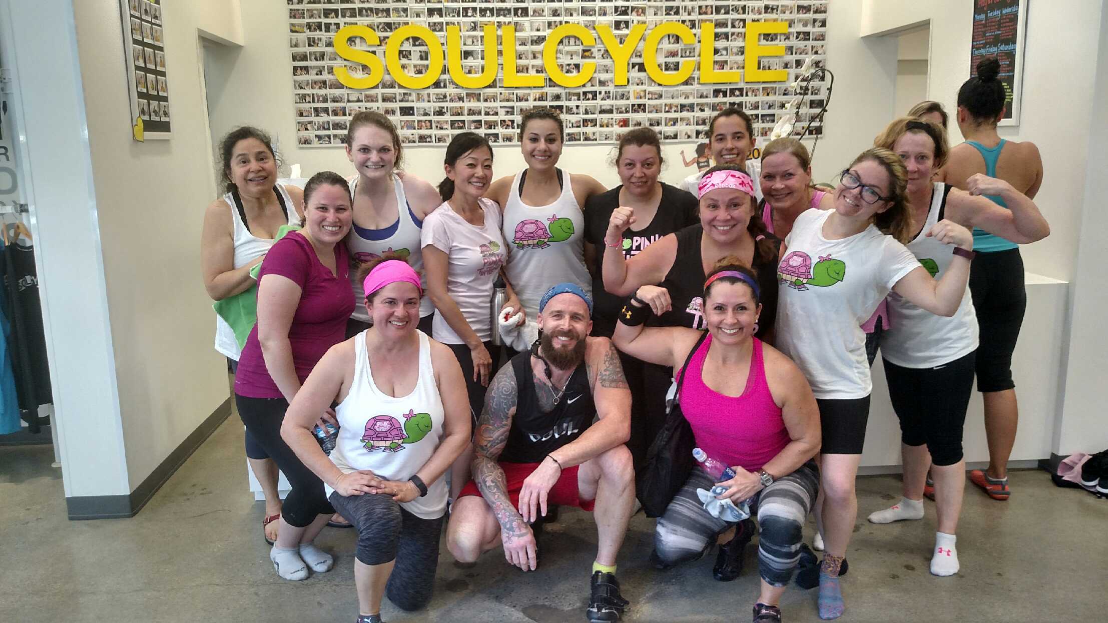 Pink Turtles SoulCycle Workout