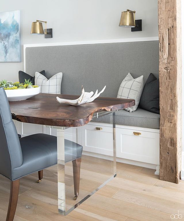 Breakfast banquette goals from our Dupont Circle project ☕️