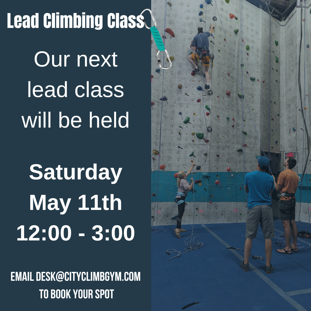 Lead Climbing Instruction — City Climb Gym