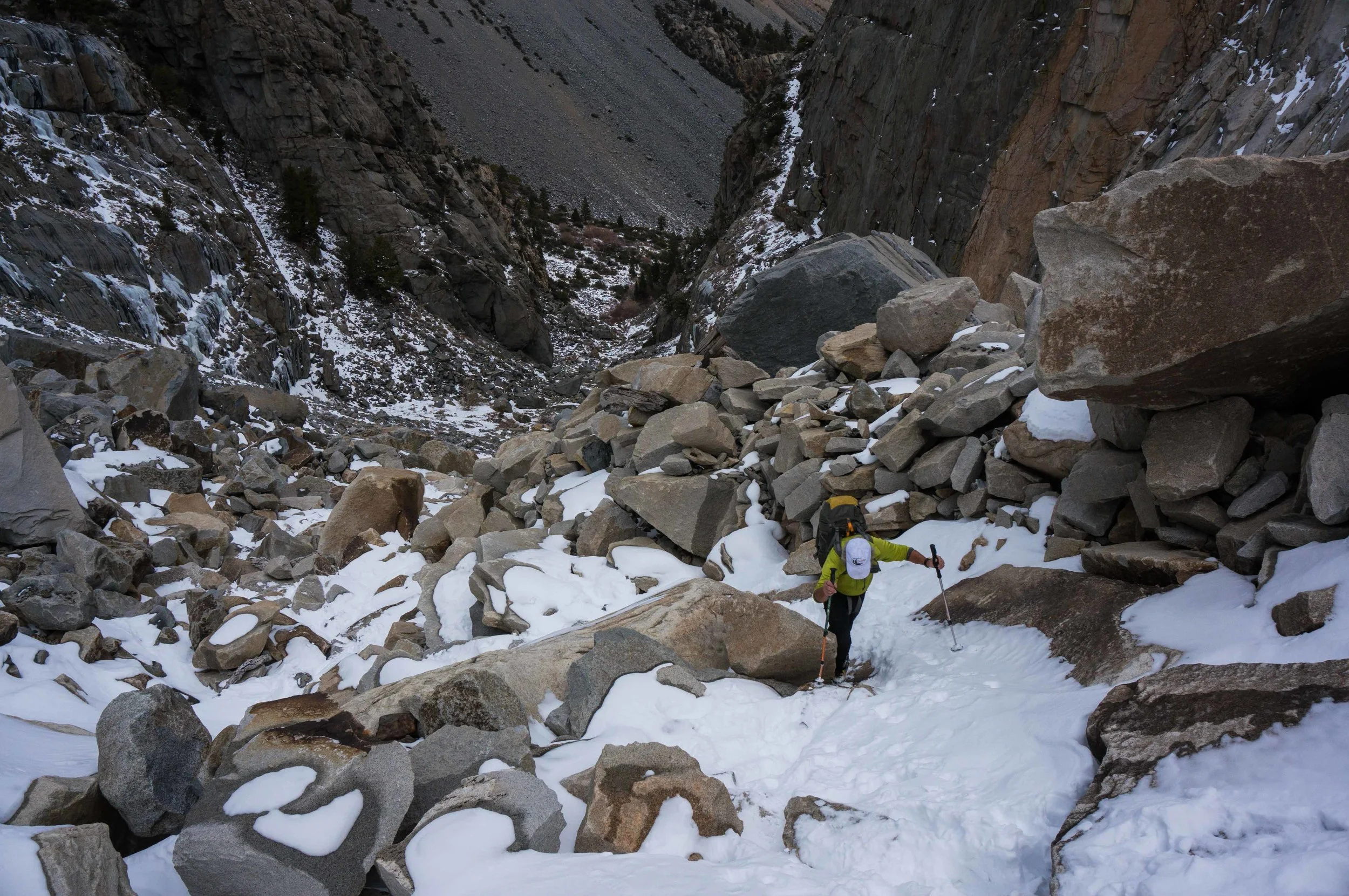 Doug on the approach