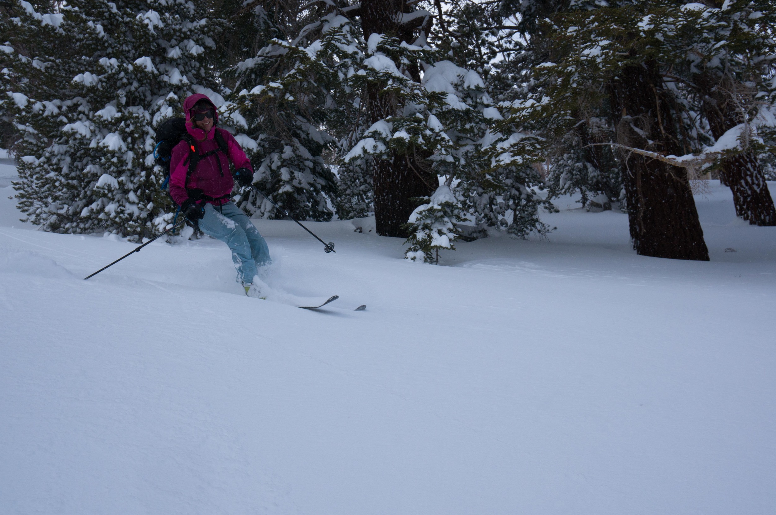 Backcountry turns