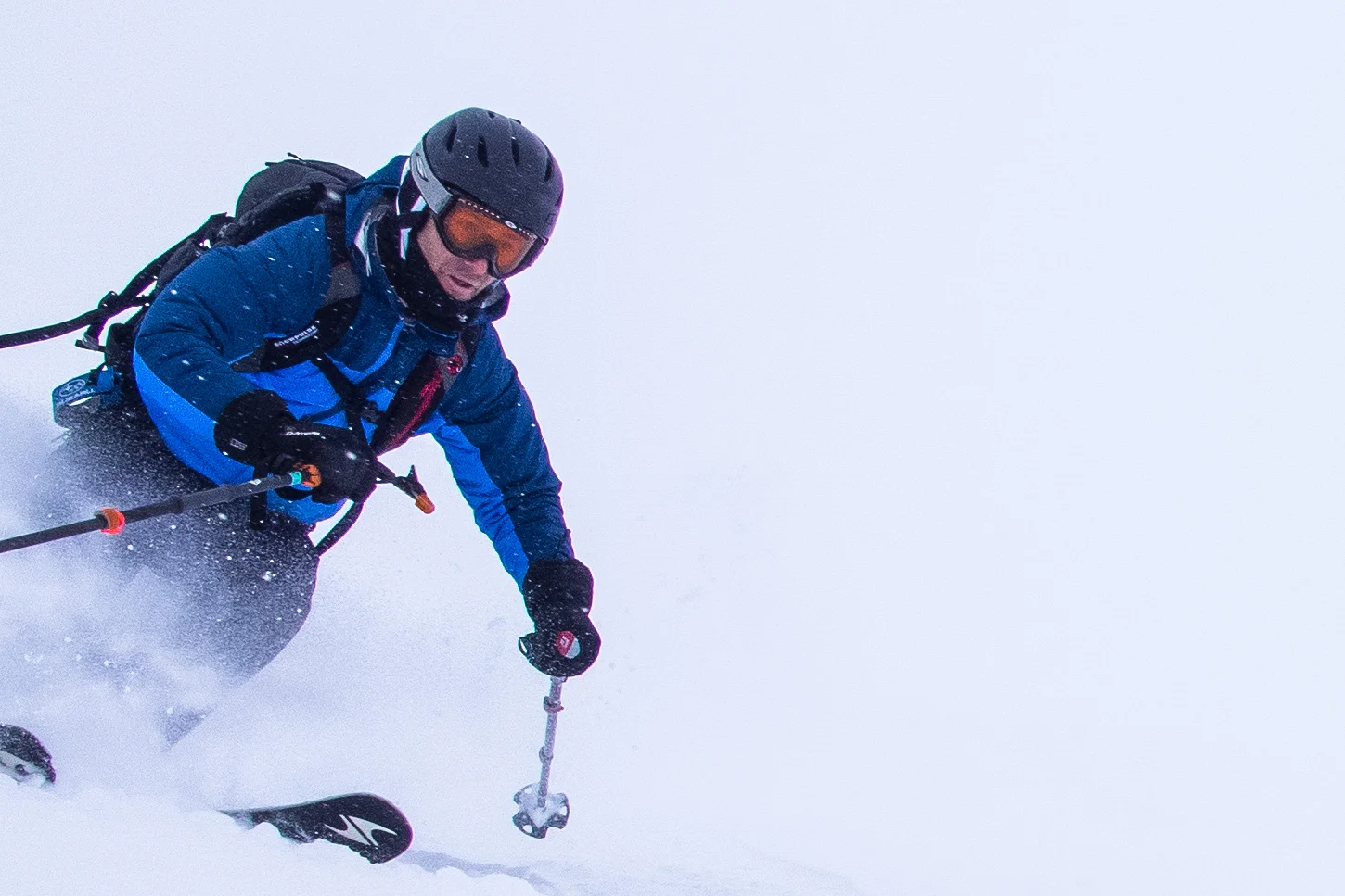 isaac ripping it up in some of the fresh powder we received