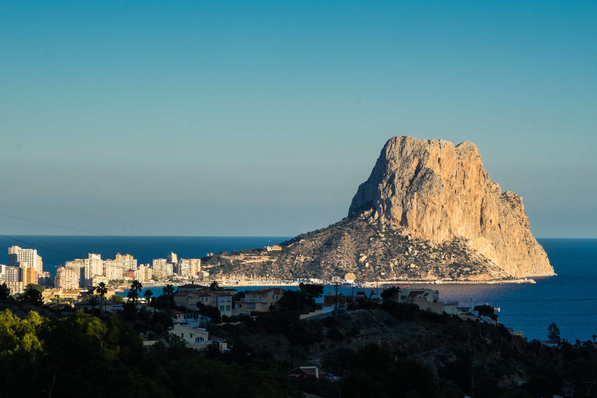 The famous Penon d'ifach in the Costa Blanca