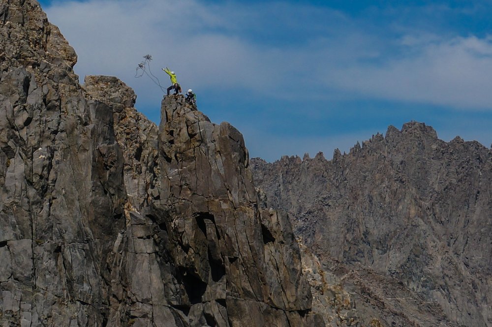 Climbing Temple Crag