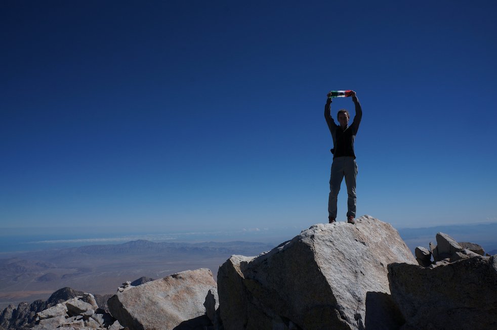 The summit of Picacho del Diablo