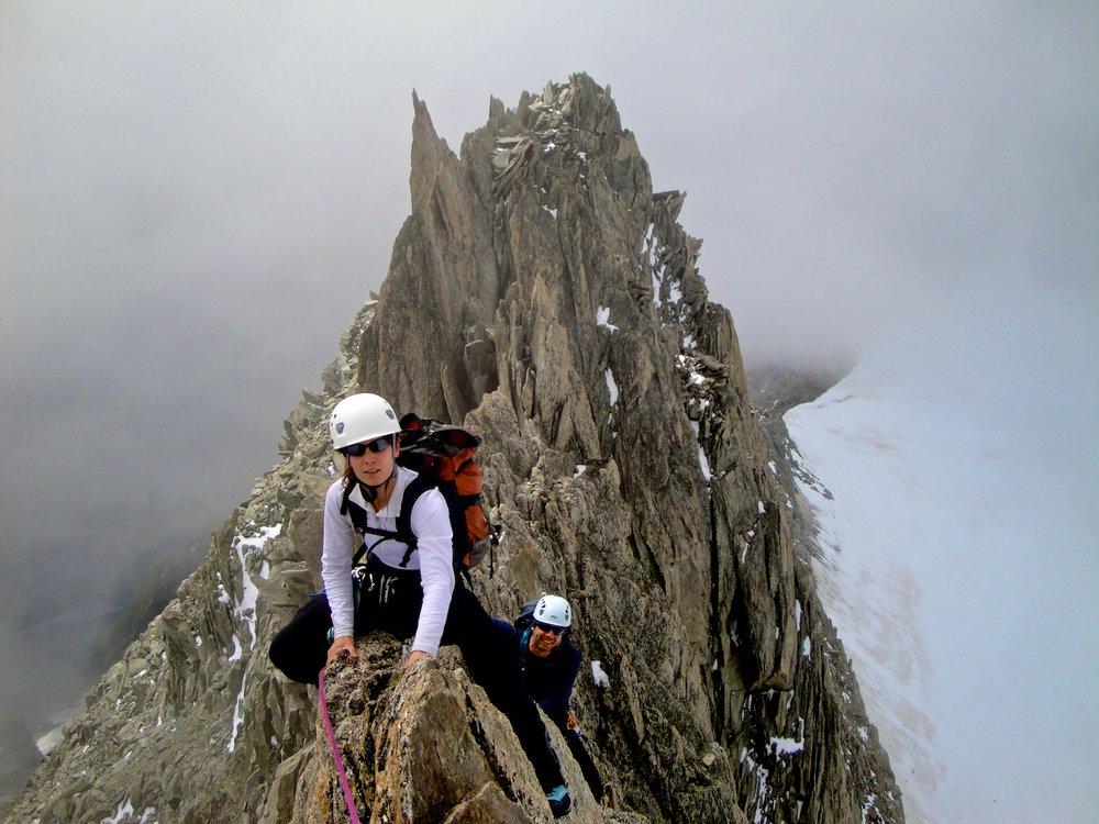 Climbing in Chamonix