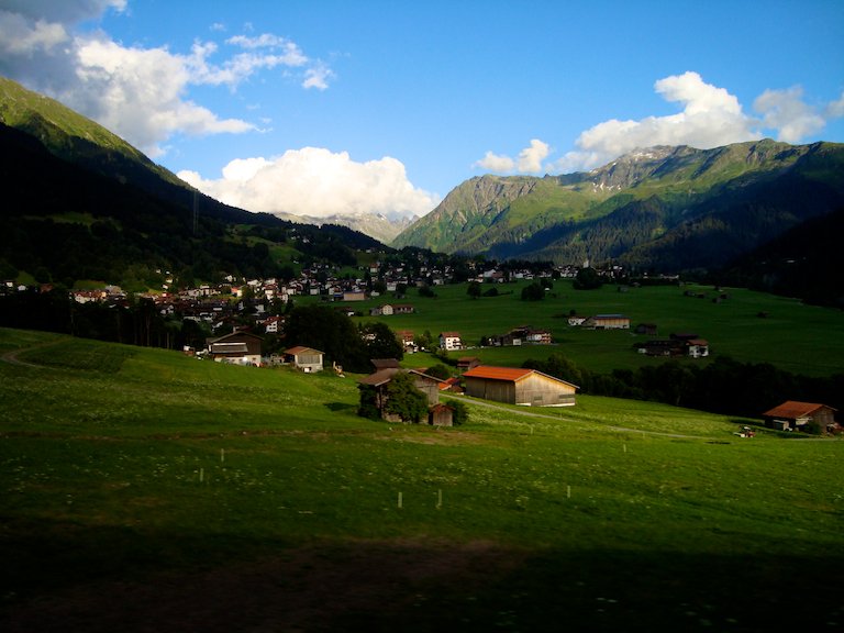 Hiking along the Swiss Haute Route