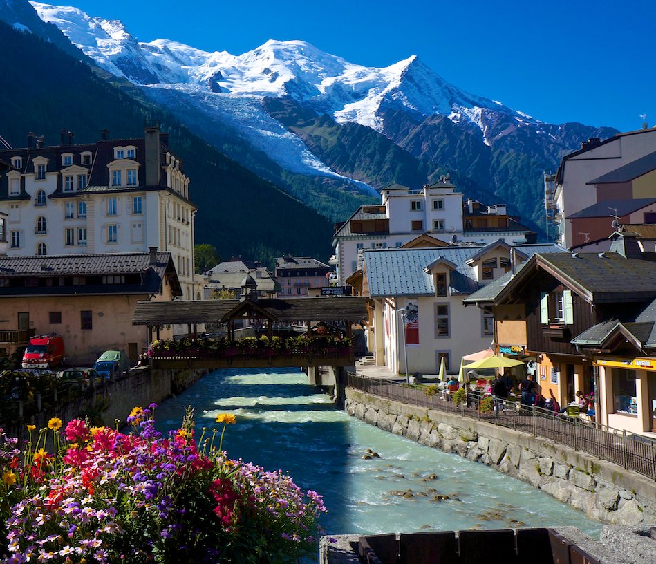 Chamonix at the beginning of the Haute Route