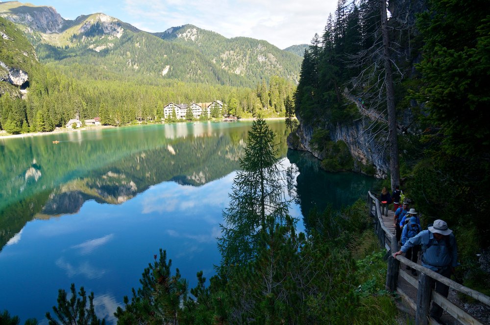 Lago di Braies in the Dolomites