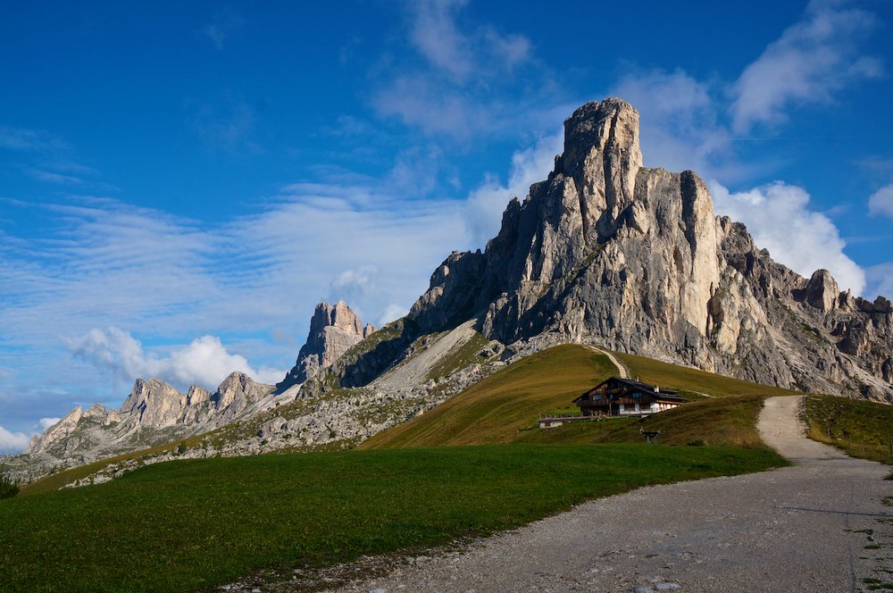 Passo Giau along the Dolomites Alta Via One Trek