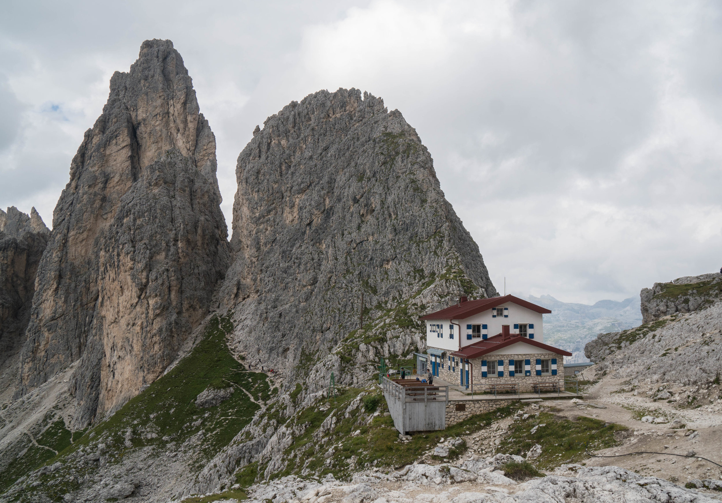 A hut along the via ferrata tour