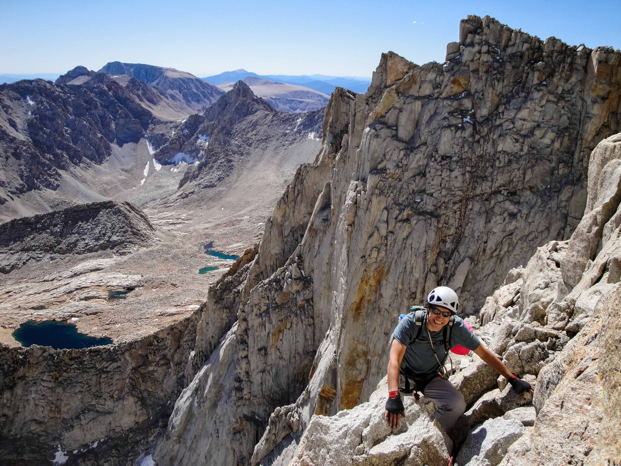 High on the East Buttress Of Whitney