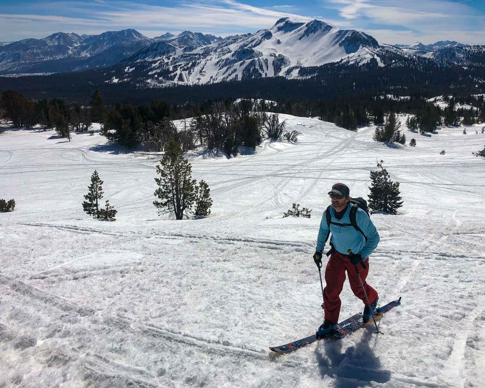 Leaving Mammoth Mountain behind