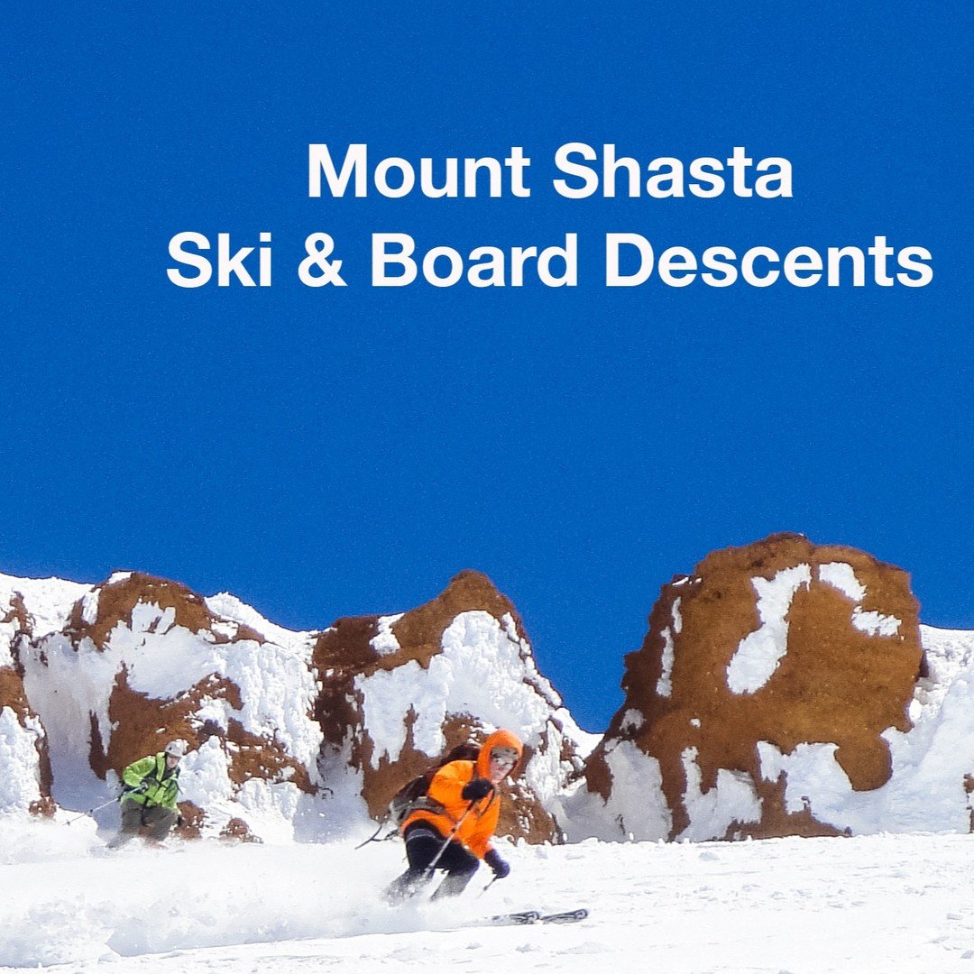 This is THE year to ski Mount Shasta! Snow conditions are the best we've seen in over 10 years after all the snow we received over the winter. Shasta ski descents should be great all the way till early June. #mountshasta #skimtshasta #skimountaineeri