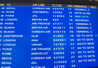 Flight was cancelled -> new date :(