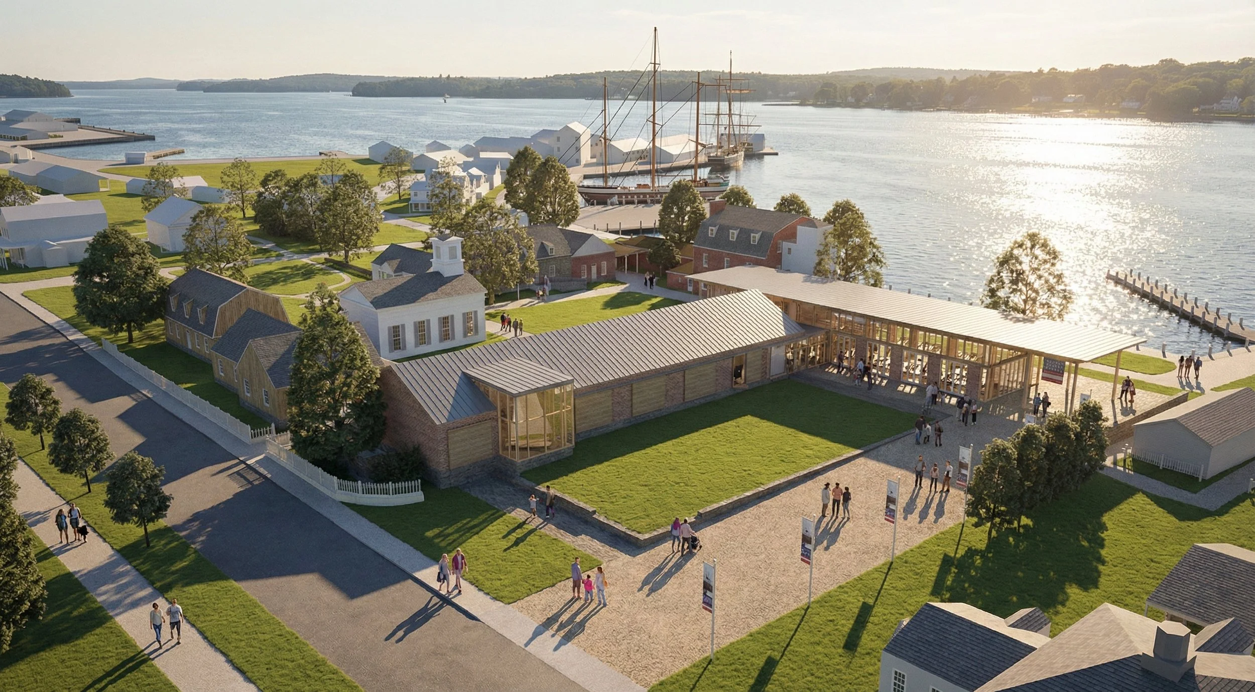 Mystic Seaport Museum - North End Gallery Quad