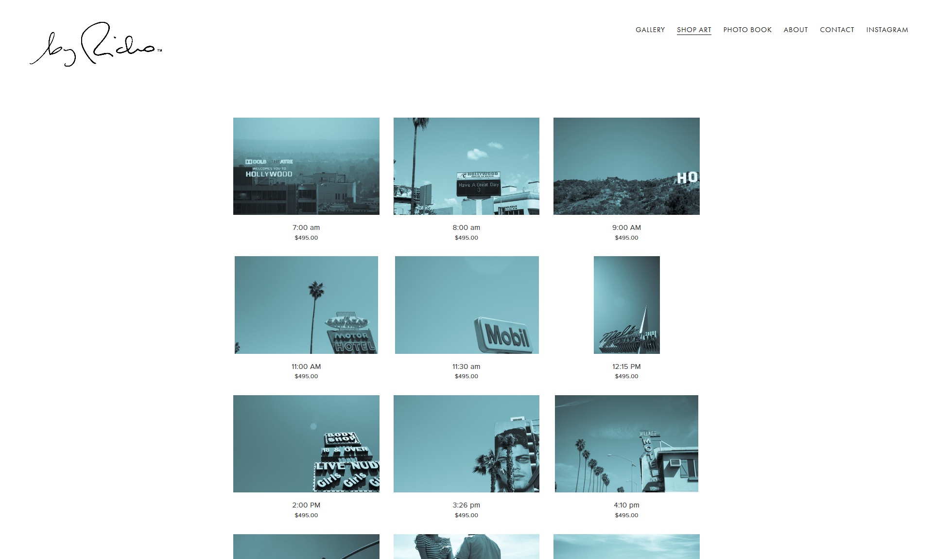 Shop Art Page