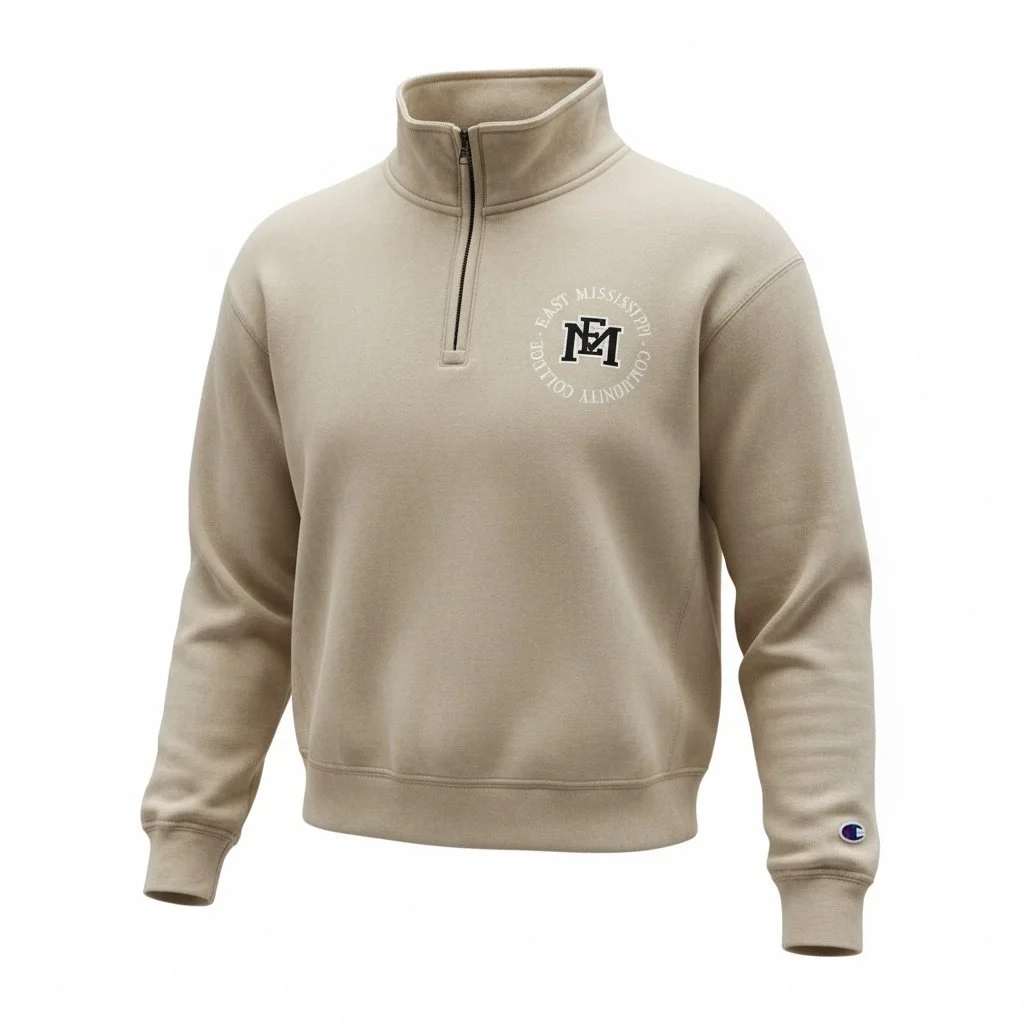 Cream Women Quarter Zip.jpeg